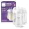Philips Avent Natural Baby Bottles with Natural Response Nipples Fast Flow Flow 4 11oz 4Pack SCY90604