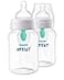 Philips Avent AntiColic Baby Bottle with AirFree Vent 9oz with Flow 2 Nipples 1m 2pk Clear SCY70302