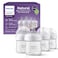 Philips Avent Natural Baby Bottles with Natural Response Nipples Slow Flow Flow 2 4oz 4Pack SCY90004
