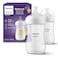 Philips Avent Natural Baby Bottles with Natural Response Nipples Medium Flow Flow 3 9oz 2Pack SCY90302