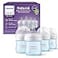 Philips Avent Natural Baby Bottles with Natural Response Nipples Slow Flow Flow 2 4oz Blue 4Pack SCY90024