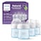 Philips Avent Natural Baby Bottles with Natural Response Nipples Slow Flow Flow 2 4oz Blue 4Pack SCY90024