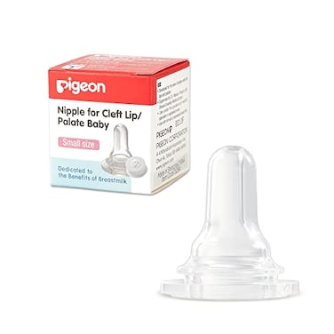 PIGEON Pigeon Bottle Nipple for Cleft LipPalate Baby Small Size Please Use It Under The Guidance of a Pediatrician