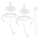ROPOSY Straw Cup Soft Spout Conversion Kit for Philips Avent Natural Baby Bottle Bottle Handles and Weighted Straw 2 Pack