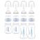 Maymom WideMouth Milk Storage Collection Feeding Bottle with Nipple Dome Cap Bottle Top SureSeal Disk Compatible with SpectraLuna Pumps 47oz140mL 2pc 9oz280mL 2pc