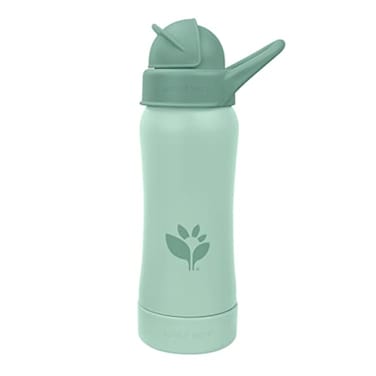 Green Sprouts Sprout Ware Straw Bottle 10oz 6mo PlantPlastic PlatinumCured Silicone Dishwasher Safe Grows with Baby Tested for Hormones Sage