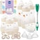 MAM Newborn Essentials AntiColic Baby Bottle Pacifier Set 6 Easy Start Bottles 5oz 9oz 8 SkinSoft Nipples SlowXFast Flow SelfSterilizing Glow in The Dark Pacifiers Brush
