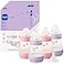 MAM 5oz Easy Start AntiColic Wide Neck Vented Baby Bottle Slow Flow BreastfeedingLike Nipple Reduces Colic Gas Reflux Easy Clean BPA Free 0 Months Bonus Medium Flow Nipple Pink