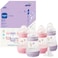 MAM 5oz Easy Start AntiColic Wide Neck Vented Baby Bottle Slow Flow BreastfeedingLike Nipple Reduces Colic Gas Reflux Easy Clean BPA Free 0 Months Bonus Medium Flow Nipple Pink