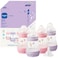 MAM 5oz Easy Start AntiColic Wide Neck Vented Baby Bottle Slow Flow BreastfeedingLike Nipple Reduces Colic Gas Reflux Easy Clean BPA Free 0 Months Bonus Medium Flow Nipple Pink