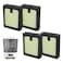 HAVANSIDY 4PCS HEPA Filter Replacement Compatible with Baby Brezza Bottle Dryer Advanced and Baby Brezza Bottle Washer Pro