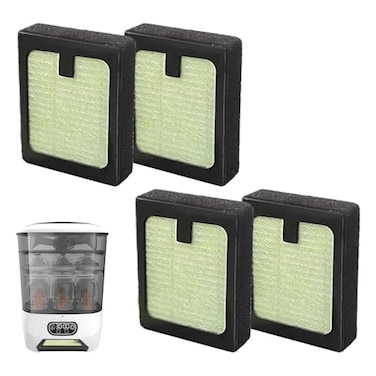 HAVANSIDY 4PCS HEPA Filter Replacement Compatible with Baby Brezza Bottle Dryer Advanced and Baby Brezza Bottle Washer Pro
