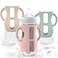 Jifvrnk 3PCS Philips Avent Glass Bottle Silicone Sleeves with Handles Compatible with Philips Avent Glass Bottles 8 oz Suitable for Avent Baby Bottles 8 oz and Easy to Clean