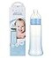 MACE CORPORATION Made in USA aMACEing Zero Leak Baby Bottle with AntiColic Vent and Variable Flow Leak Resistant 10oz Blue