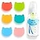 Aelop Silicone Baby Bottle Labels for Daycare Write and Reusable Waterproof Daycare Label for Baby Bottle Pack of 6