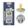 Bibs BIBS Pacifiers De Lux Collection BPAFree Baby Pacifier Made in Denmark Set of 2 Sage NightCloud Night Color Premium Soothers Size 06 Months