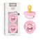 Bibs BIBS Pacifiers Colour Collection Natural Rubber Baby Pacifier Set of 2 BPAFree Soothers Made in Denmark 0 Months Pack of 2 Baby Pink