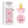 Bibs BIBS Pacifiers Colour Collection Natural Rubber Baby Pacifier Set of 2 BPAFree Soothers Made in Denmark 0 Months Pack of 2 Baby Pink