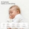garkoko Garkoko Baby Pacifiers 06 Months Breast Like Shape Pacifiers BPAFree OnePiece Silicone Newborn Pacifier for Breastfed Babies 2pcs for Best Value