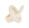 Itzy Ritzy Silicone Orthodontic Pacifiers Itzy Soother Pacifiers with Collapsible Handle Two Air Holes for Added Safety Baby Pacifier For Ages 0 6 Months Buttercream Toast