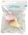 KH Kids Kids Heroes OnePiece Silicone Pacifiers for Babies 336 Months BPAFree 2 Pack Pink and Vanilla