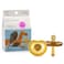 Natursutten 2Pack Natural Rubber Pacifiers Safe Soft BPAFree Pacifier for Breastfeeding Babies Made in Italy Butterfly Shield Round Nipple1218 Months