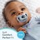 NUK 100 Silicone Comfy Orthodontic Pacifiers 06 Months Blue Fashion Timeless Collection 5 Count