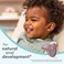 NUK 100 Silicone Comfy Orthodontic Pacifiers 06 Months Blue Fashion Timeless Collection 5 Count