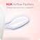 NUK Airflow GlowinTheDark Pacifiers Baby Boys 06 Months 2 Pack 009 Pounds