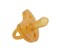 Sweetie Heart Shape Rubber Pacifier Natural Rubber with Symmetrical Nipple 1 Count 06 Small