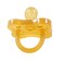 Sweetie Rubber Pacifier STAR SHAPE RUBBER Natural Rubber with Rounded Nipple 1 Count 06 small
