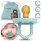 Sweetie SWEETIE Rubber Turquoise Pacifier Natural Rubber Pacifier Rounded 1218 Month Turquoise