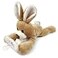 Pepe n Detachable Rabbit Pacifier Holder Soft Silicone Pacifier with Plush Animal Removable Machine Washable BPAFree for Babies 024 Months