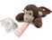 Pepe n Detachable Monkey Pacifier Holder Soft Silicone Pacifier with Plush Animal Toy Removable Machine Washable BPAFree for Babies 024 Months