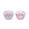 NUK Comfy Orthodontic Pacifiers Pink Assorted 1836 Months 2 Count