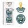 Bibs BIBS Pacifiers Colour Collection Natural Rubber Baby Pacifier Round Nipple Set of 2 BPAFree Soothers Made in Denmark 6 Months Pack of 2 Island Sea