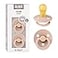 Bibs BIBS Pacifiers Colour Collection Natural Rubber Baby Pacifier Set of 2 BPAFree Soothers Made in Denmark 18 Months Pack of 2 Blush