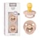 Bibs BIBS Pacifiers Colour Collection Natural Rubber Baby Pacifier Set of 2 BPAFree Soothers Made in Denmark 18 Months Pack of 2 Blush