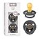 Bibs BIBS Pacifiers Colour Collection Natural Rubber Baby Pacifier Set of 2 BPAFree Soothers Made in Denmark 18 Months Pack of 2 Iron