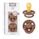 Bibs BIBS Pacifiers Colour Collection Natural Rubber Baby Pacifier Set of 2 BPAFree Soothers Made in Denmark 18 Months Pack of 2 Woodchuck