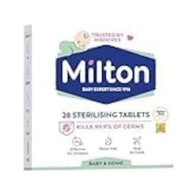 Milton 2 x 28 Tablets Sterilising Baby Bottles Teats Spoons Soothers Pacifier