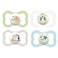 MAM Air Pacifier for Babies 16 Months Extra Air Flow for Sensitive Skin Glows in The Dark Developed with Medical Experts BPAFree Skin Soft Silicone 4 Count Made in Europe