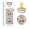 Bibs BIBS Pacifiers Colour Collection Natural Rubber Baby Pacifier Round Nipple Set of 2 BPAFree Soothers Made in Denmark 6 Months Pack of 2 Sand