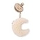 Itzy Ritzy Pacifier and Lovey Set Detachable Plush Moon and Coordinating Toast Silicone Pacifier Ideal for Ages 0 Months and Up Moon