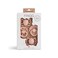 FRIGG Babys First Pacifier Set Floral Heart 4Pack Made in Denmark BPAFree Blush 06 Months