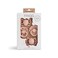 FRIGG Babys First Pacifier Set Floral Heart 4Pack Made in Denmark BPAFree Blush 06 Months