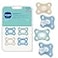MAM Comfort Baby Pacifiers 312 Months Babies Lightweight OnePiece Full Silicone Binky BPAFree Nipple Easy to Clean Pacifier Best for Breastfed Babies 4 Pack Made in Europe