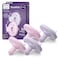Philips Avent Soothie Baby Pacifiers 100 Silicone Pacifiers for Babies 03 Months Onepiece Design BPAFree Extra Durable Lilac and Pink 4 Pack Model SCF19070