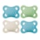 MAM Original Matte Baby Pacifiers 06 Months Binky for Newborn Babies BPAFree Skin Soft Silicone Nipple Easy to Clean Developed with Medical Experts 4 Pack Made in Europe