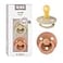 Bibs BIBS Pacifiers Colour Collection Natural Rubber Baby Pacifier Set of 2 BPAFree Soothers Made in Denmark 6 Months Pack of 2 VanillaPeach